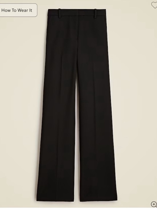 J. Crew Pants - J.Crew Wide-leg trouser in four-season stretch